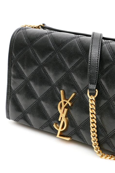 YSL Saint Laurent Becky Mini Chain Bag Black Unboxing (2)